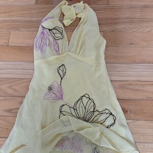 BCBGMaxAzria Yellow Dress